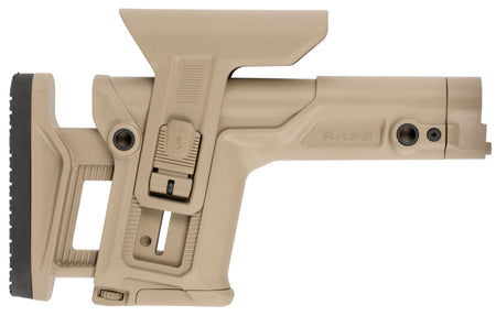 FAB Defense RAPS Ambidextrous Precision Stock Adjustable Cheek-Rest & LOP 1Latch System Flat Dark Earth