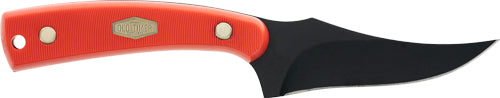 Old Timer 3.25" Sharpfinger Fixed Blade Hunting Knife Orange and Black