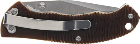 Old Timer 2.7" Stainless Folding Knife with Pakka Wood and SS Handle