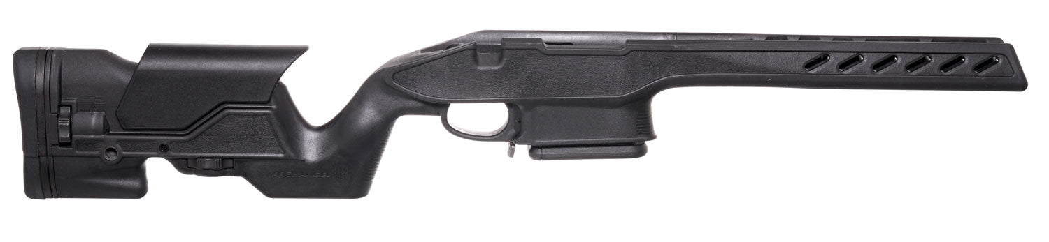 Archangel AA1500SA Short Action Precision Stock Black Synthetic with Adjustable Cheek Riser for Howa 1500 / Weatherby Vanguard Includes Detachable Polymer Mag