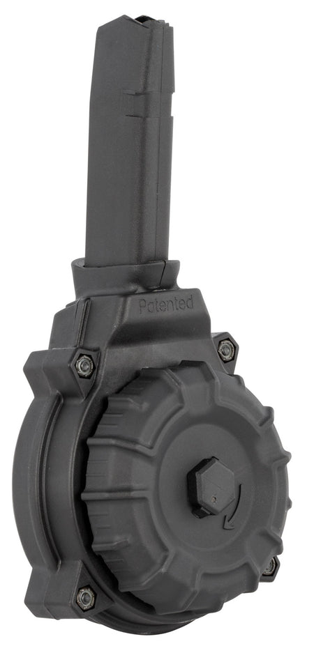 ProMag DRMA20 Drum Replacement 50rd 9mm Luger for Glock 43X/48 Black Polymer