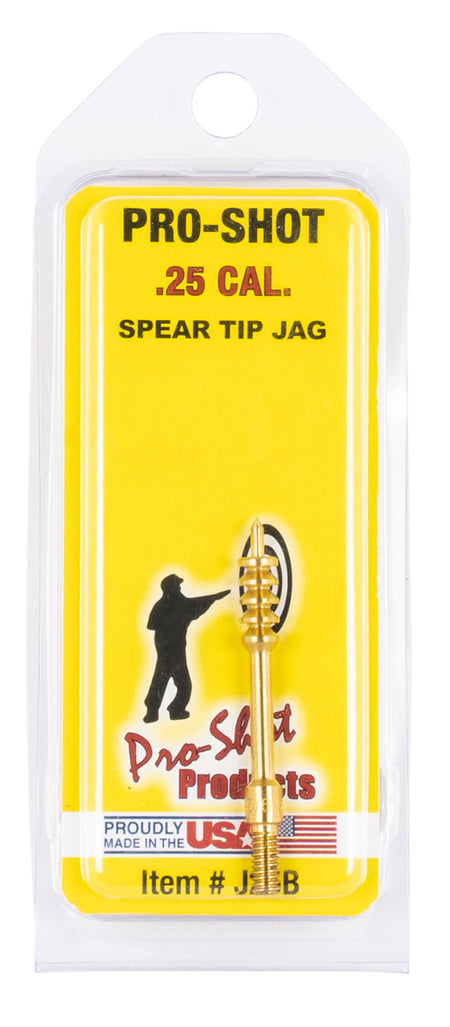 Pro-Shot Benchrest Spear Tip Brass Jag J25B .25 .26 Cal Handgun Rifle #8-32 Thread