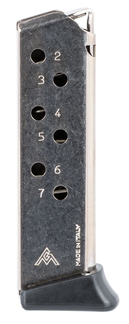 Mec-Gar Walther PPK/S 380 ACP 7rd Nickel Carbon Steel Magazine w/Finger Rest
