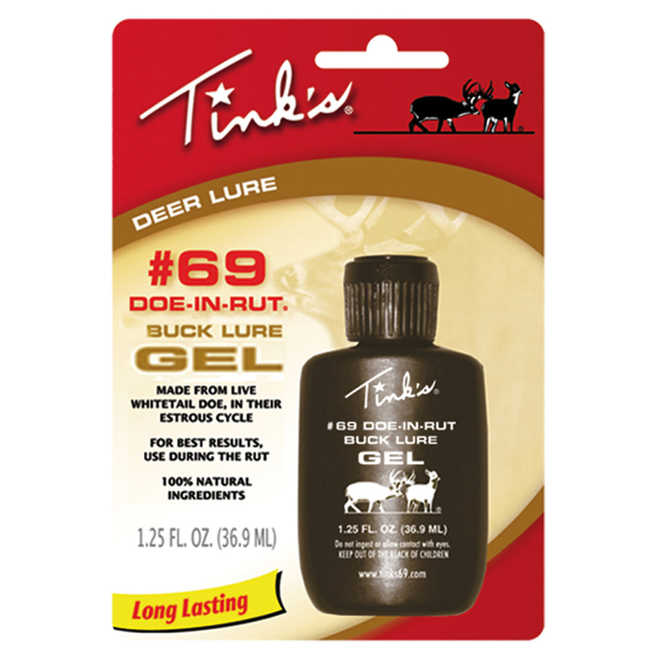 Tinks #69 Doe-In-Rut Gel Buck Lure 1.25 oz. Whitetail Attractant