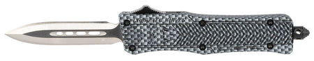 CobraTec CTK-1 OTF Dagger 2.75" Plain D2 Steel Blade Carbon Fiber Aluminum Handle Glass Breaker Included