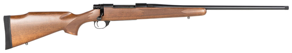 Howa HWH3006T M1500 Standard Hunter 30-06 Springfield 5+1 22" Black Steel Threaded Barrel, Black Steel Receiver, Walnut Fixed Wood Stock