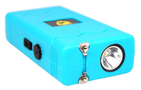 Guard Dog SDGDDHVTL Disabler Teal Rubber Stun Gun with Security Pin LED Flashlight Holster