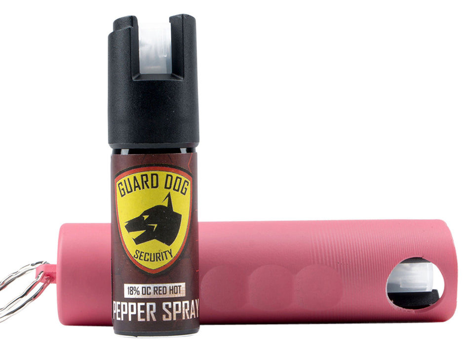 Guard Dog Security Harm & Hammer Pink 0.50 oz OC Pepper Spray with Steel-Point Striker
