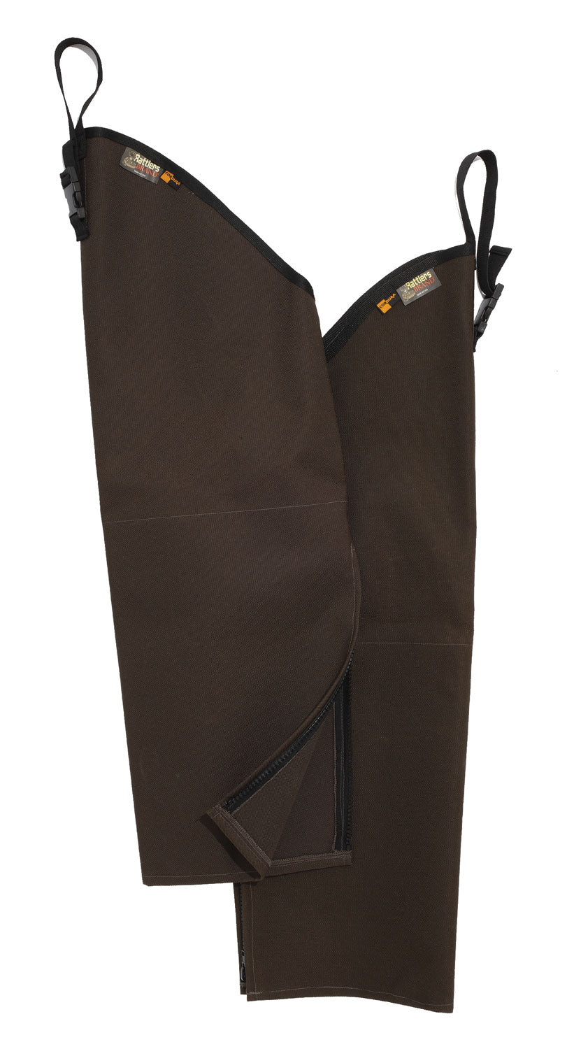 Boyt Harness Rattlers Chaps Brown Regular Model 1000D Nylon 26" Thigh Water Resistant