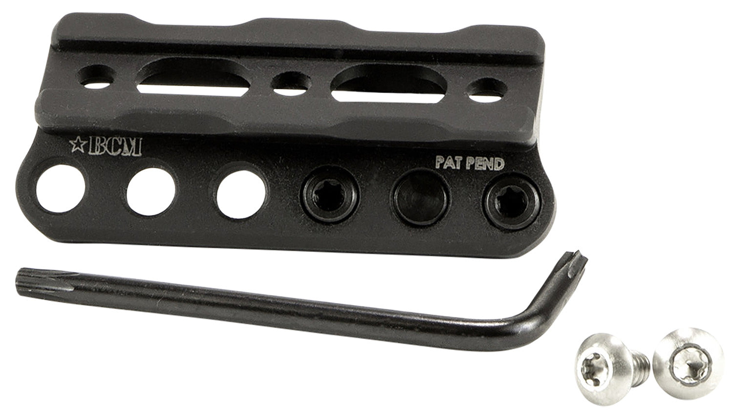 BCM SLMKM Scout Light Modular Mount for KeyMod Rail Systems Black Aluminum