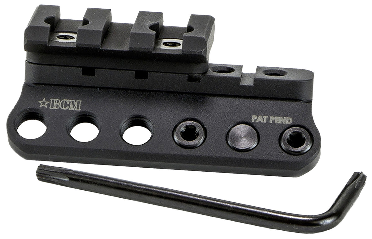 BCM 1913LMKM Ambidextrous Modular Light Mount 1913/KeyMod Low-Profile Black Aluminum