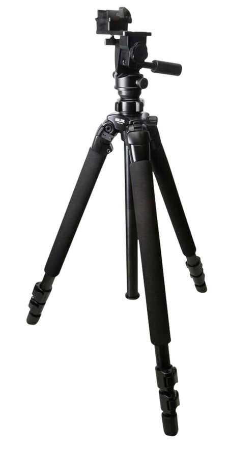 Kopfjager K700 Tripod with Reaper Rail Black Aluminum 3-Level Leg Extensions Picatinny/Arca Swiss