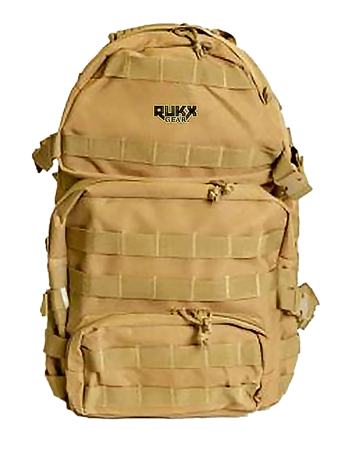 Rukx Gear ATICT3DT 600D Polyester Tan Tactical 3-Day Backpack