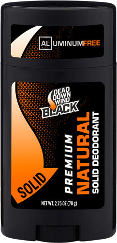 DDW Black Premium Natural Deodorant Solid Stick 2.75oz