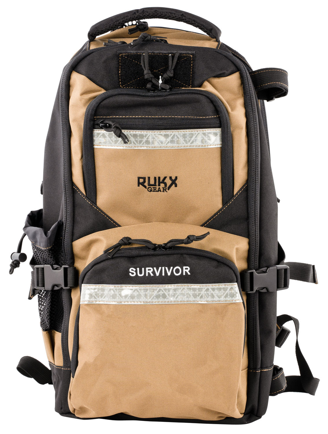 American Tactical Rukx Gear Survivor Backpack Tan 600D Polyester ATICTSURT