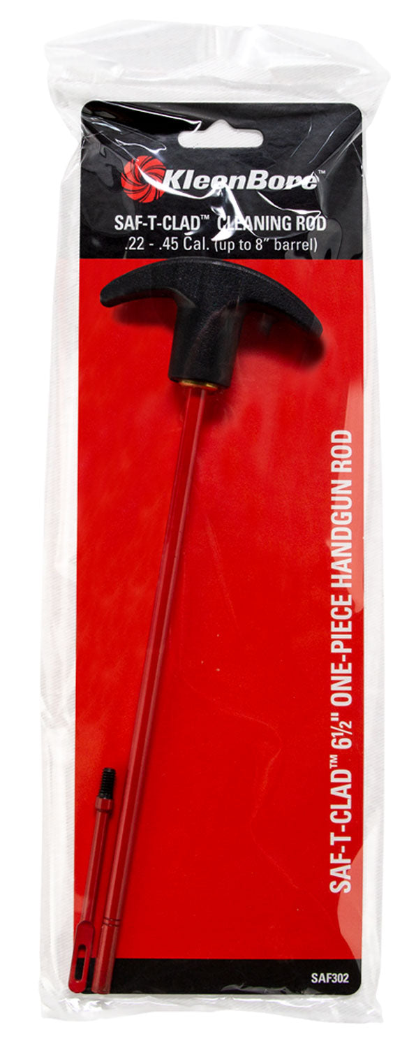 KleenBore SAF-T-CLAD Swivel Handle Cleaning Rod .22-.45 Caliber Handgun 6.5 Inch