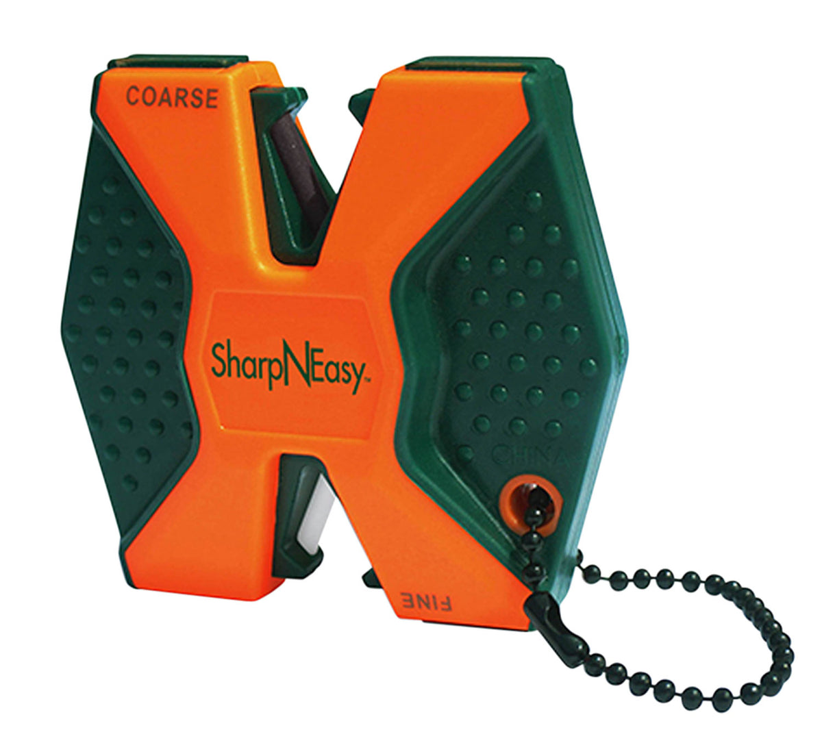 AccuSharp SharpNEasy 2-Step Handheld Sharpener Fine/Coarse Ceramic Stone Black Orange Plastic Handle