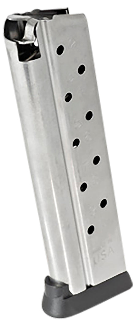 Ruger SR1911 Competition 9mm Luger 10rd Stainless Steel Spare Magazine 90666