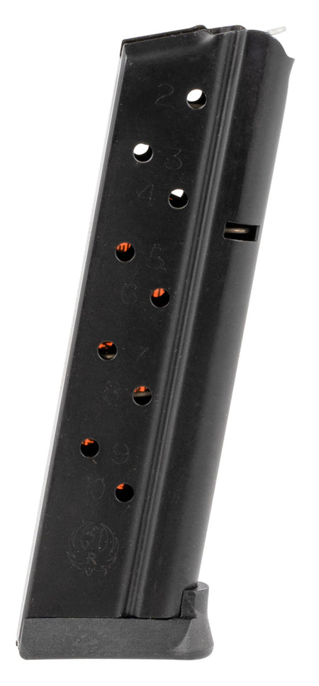 Ruger SR1911 Competition 9mm Luger 10rd Black Nitride Steel Spare Magazine 90687
