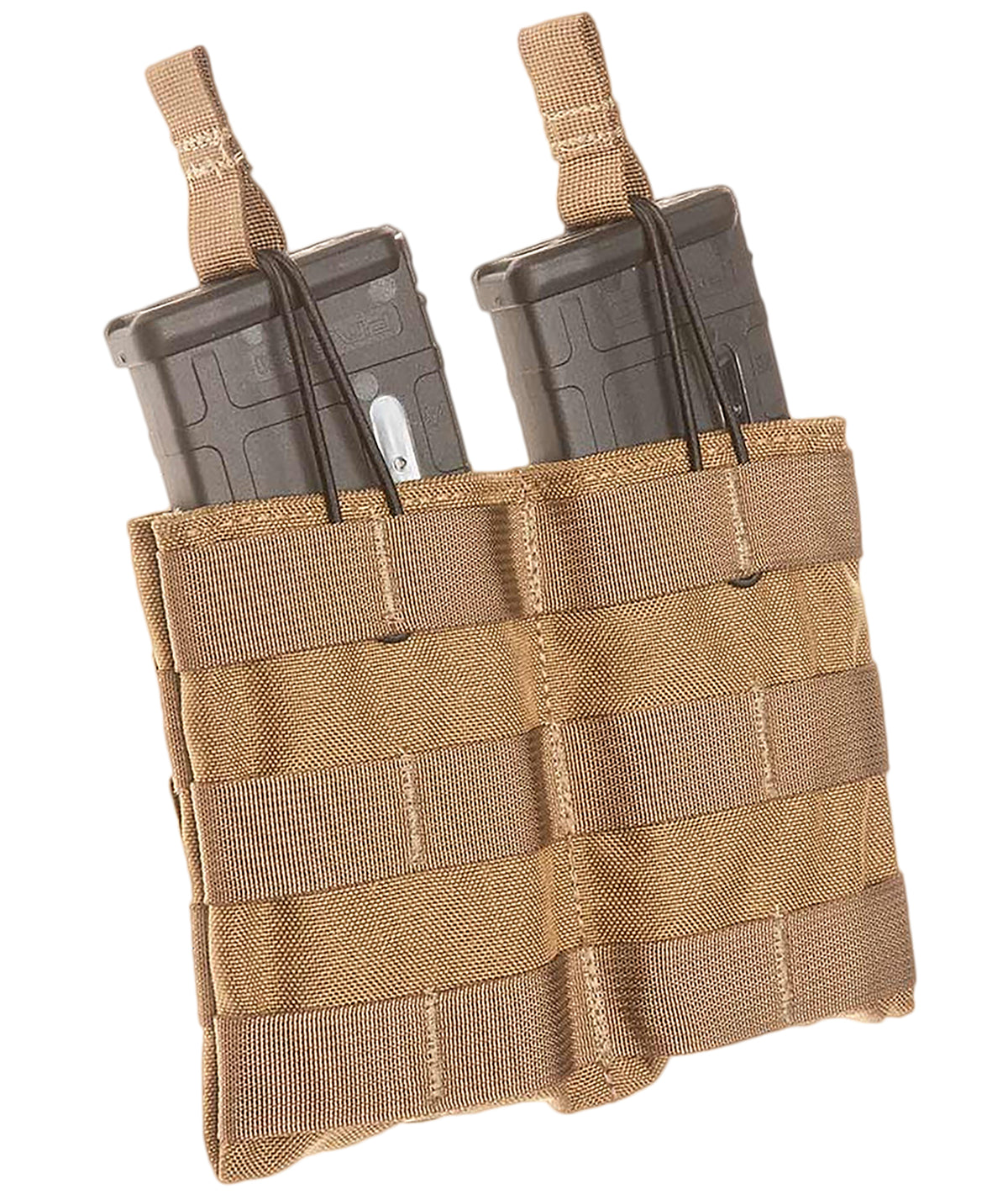 Tacshield T3507CY MOLLE Double Rifle Speed Load Magazine Pouch Coyote 1000D