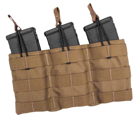 Tacshield T3508CY Coyote Triple Rifle Speed Load MOLLE Magazine Pouch 1000D