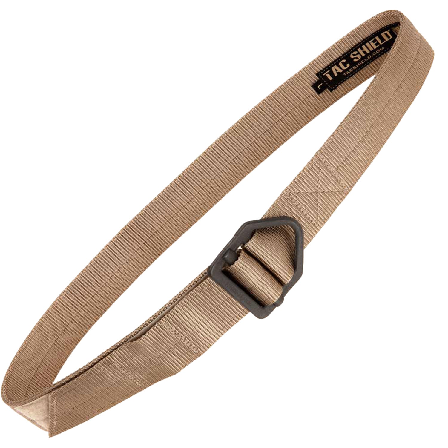 Tacshield T32XLTN 1.75" Wide Tactical Riggers Belt Coyote Webbing 42-46" Steel Buckle