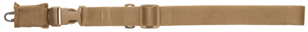 Tacshield T6005CY Single-Point CQB Sling Coyote Tan Webbing Rifle and Shotgun