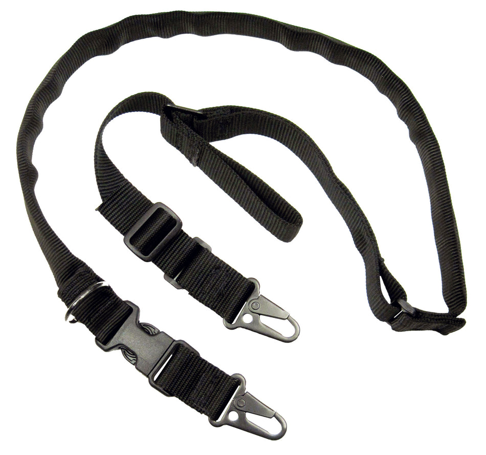 Tacshield T6030BK 2-in-1 Warrior Sling Black Padded Webbing Fast Adjust Rifle Shotgun