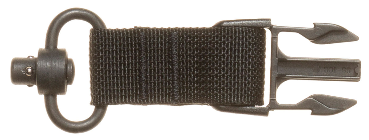 Tacshield QD Push Button Sling Attachment Black Webbing T6093BK