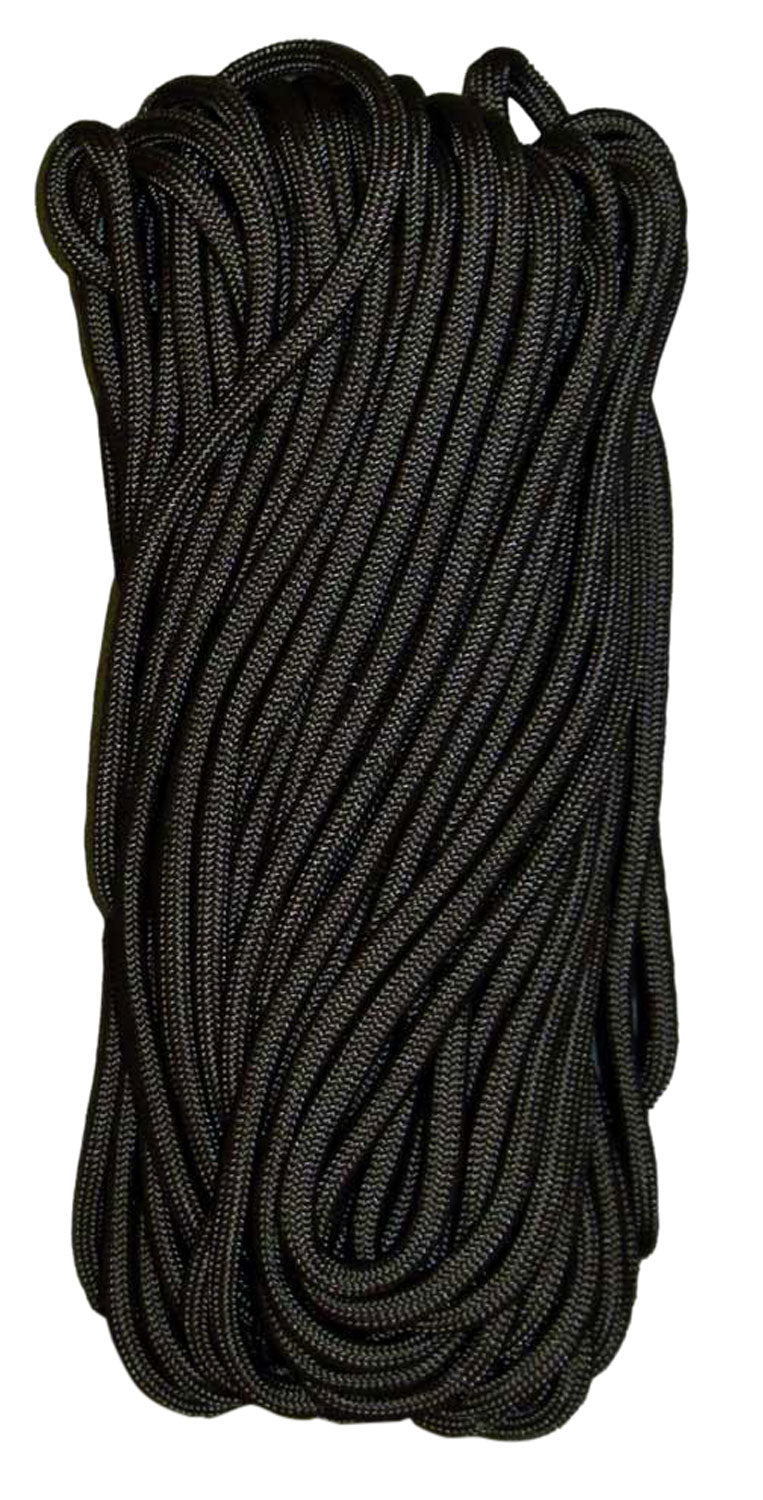 Tacshield 03000 Black Paracord 550 Lb Rated Seven Strand 50 Foot Length