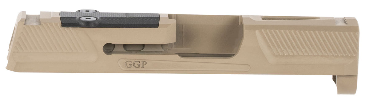 Grey Ghost Precision GGP365 Version 2 Sig P365 FDE Cerakote Slide Fine Serrations 17-4 Stainless