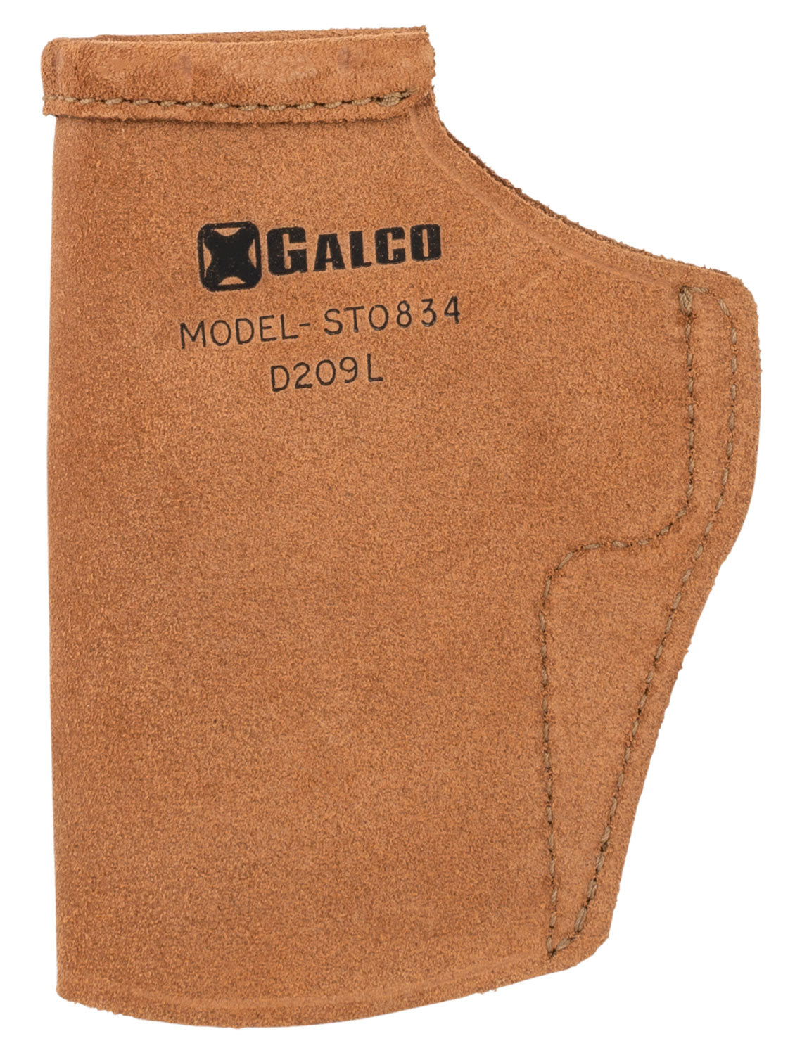 Galco STO834 Natural Leather Inside Waistband Stow-N-Go Holster for Glock 48/48 MOS and S&W M&P Shield EZ