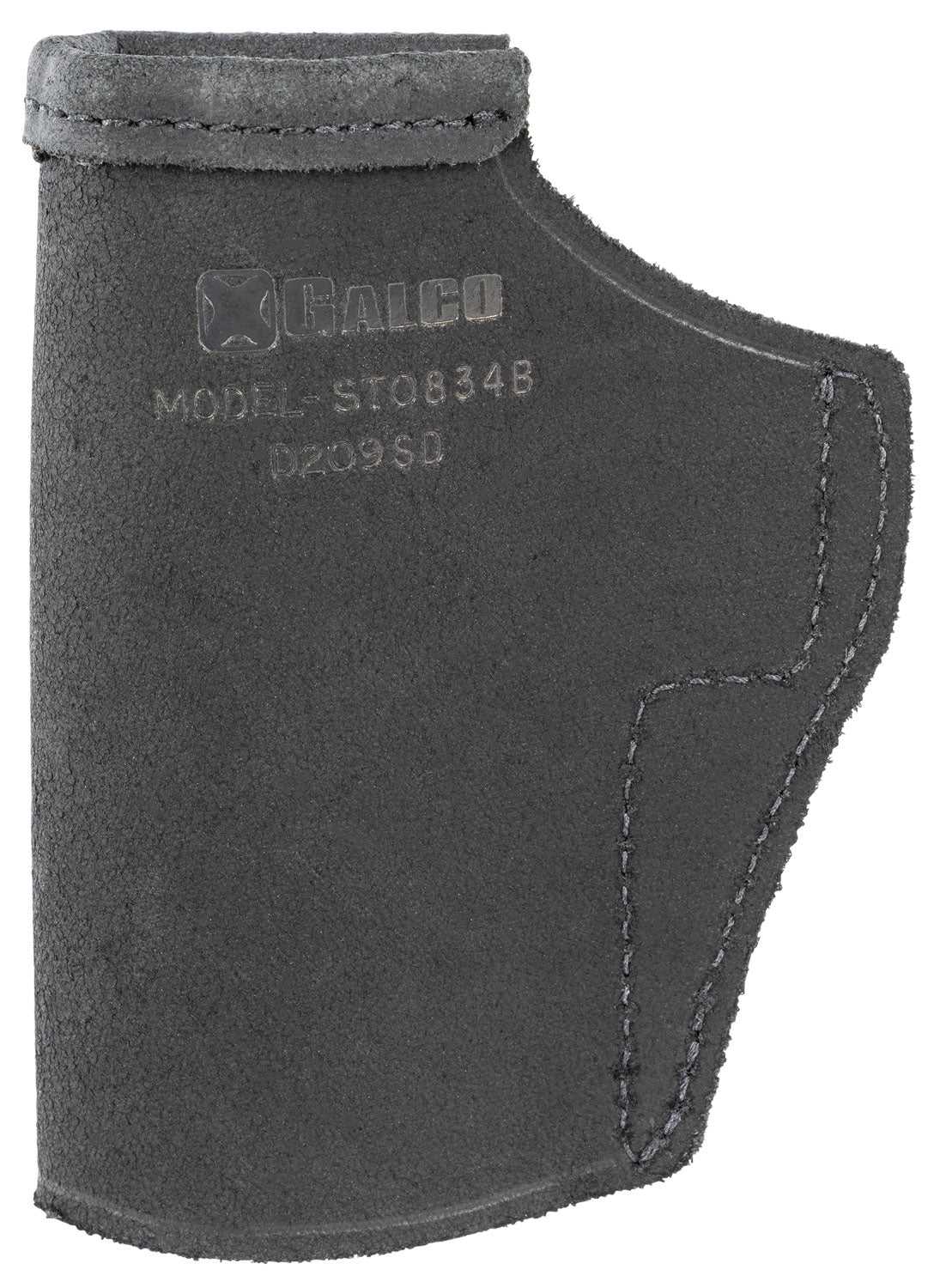 Galco STO834B Black Leather Inside Waistband Stow-N-Go Holster for Glock 48/48 MOS and S&W M&P Shield EZ