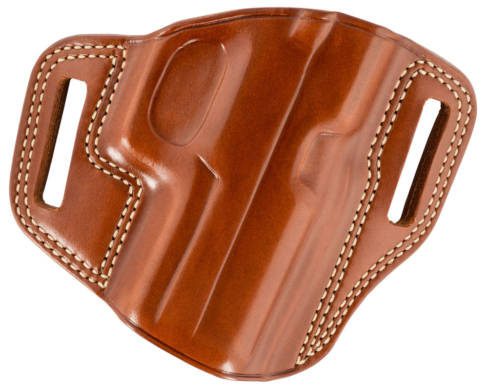 Galco CM822 Tan Leather Outside Waistband Combat Master Holster, Sig P320 Compact/P320X Compact/M18, Right Hand