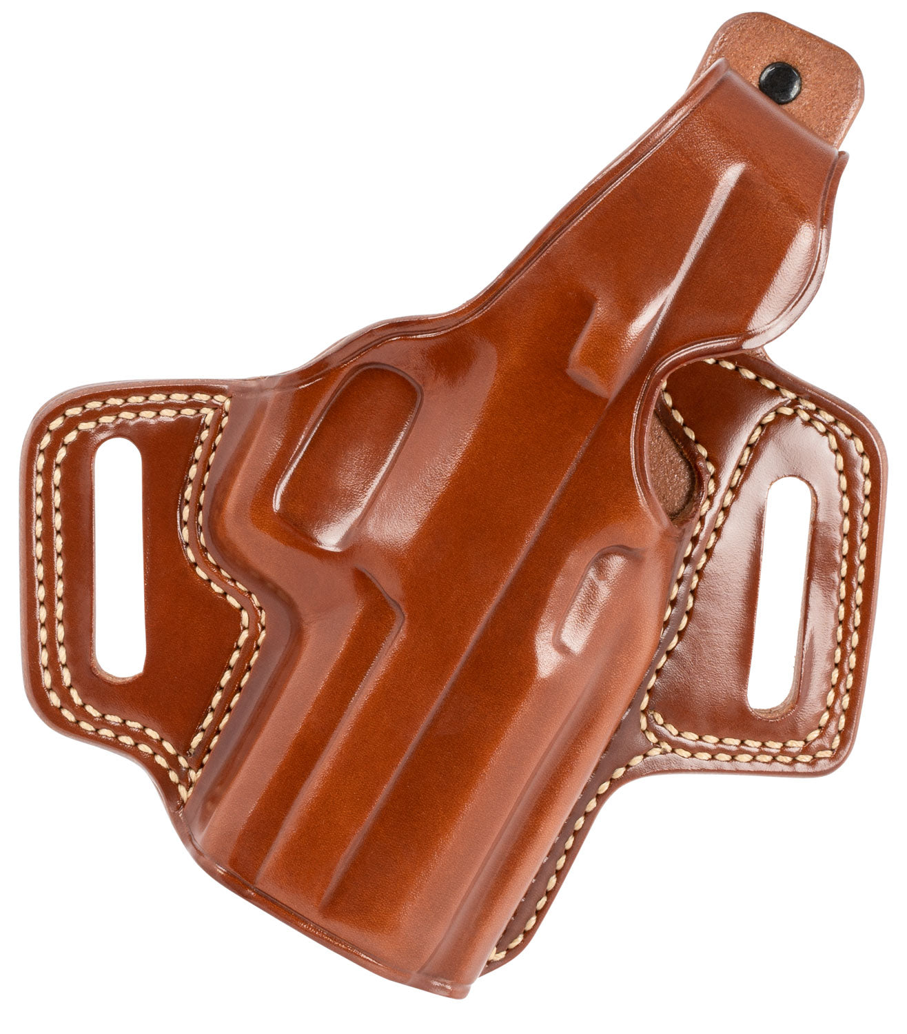 Galco FL822 Tan Leather Outside Waistband Fletch High Ride Holster, Sig P320 Compact/M18, Right Hand