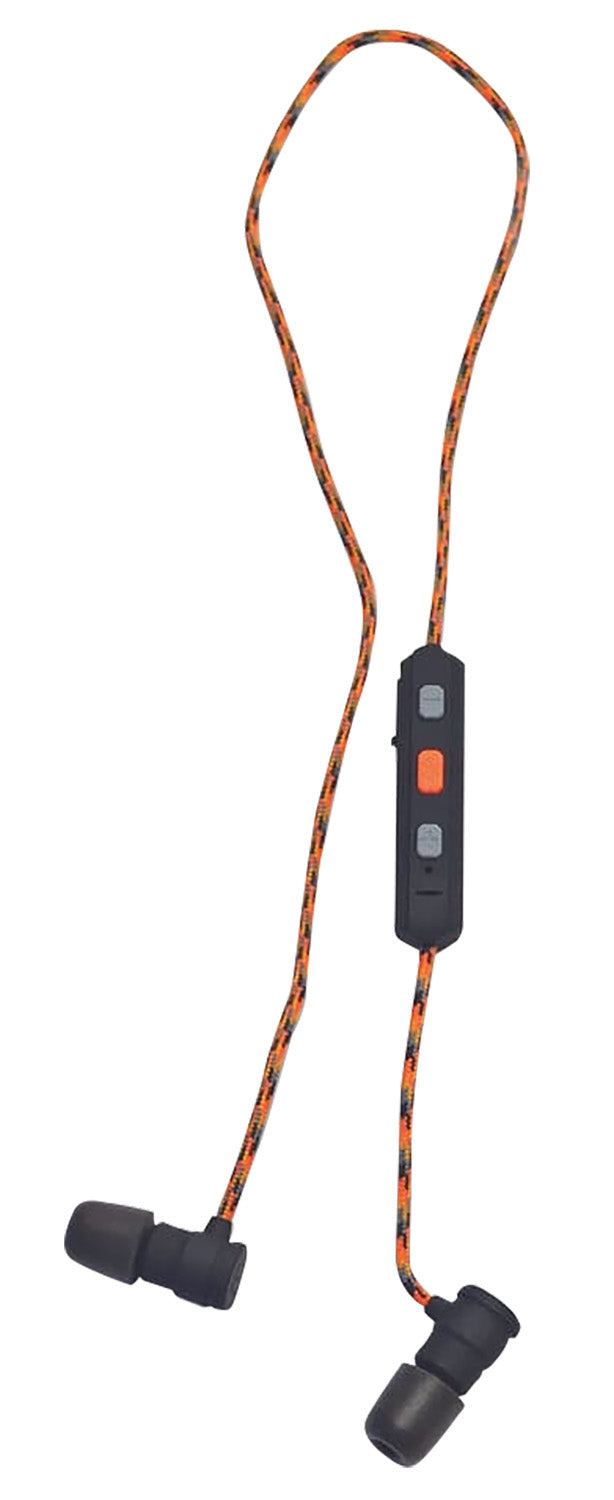 Walker's Flexible Behind-the-Neck Hearing Enhancer Earbuds 30 dB Black Plastic/Rubber