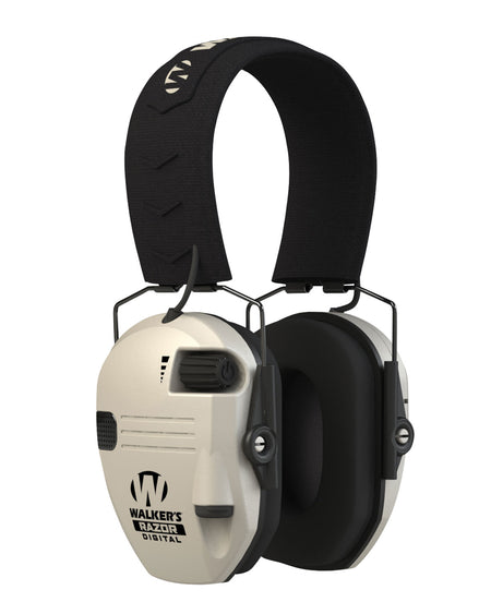 Walker's Razor PRO 23 dB Digital Electronic Over-the-Head Muff Bone/Black Polymer