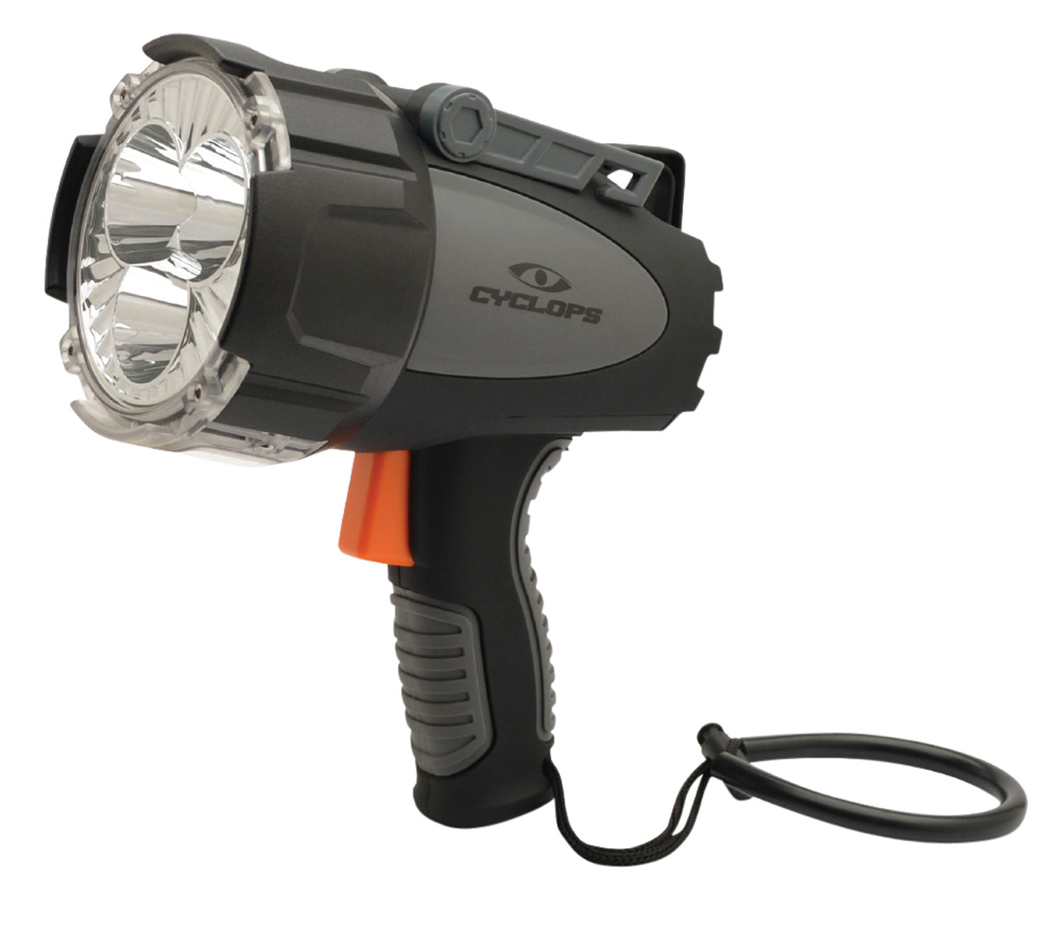 Cyclops Revo 6000 70W Cree LED Rechargeable Spotlight Black and Gray