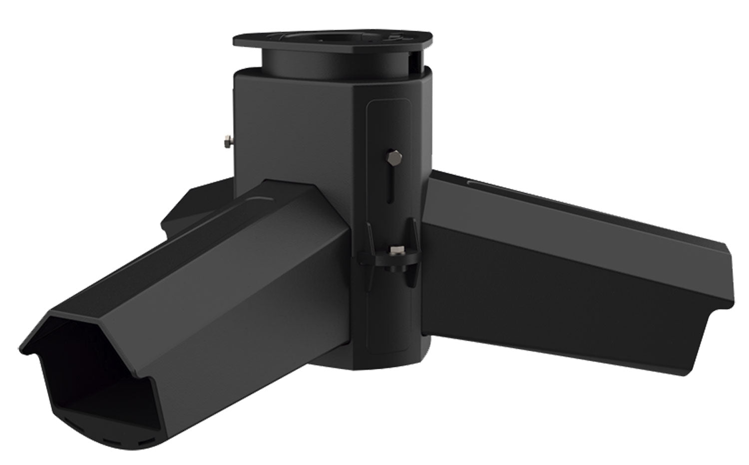 American Hunter 3-Way Gravity Tube Feeder AHGRAVKIT Hooded Overhang Twist Lock Mount Black