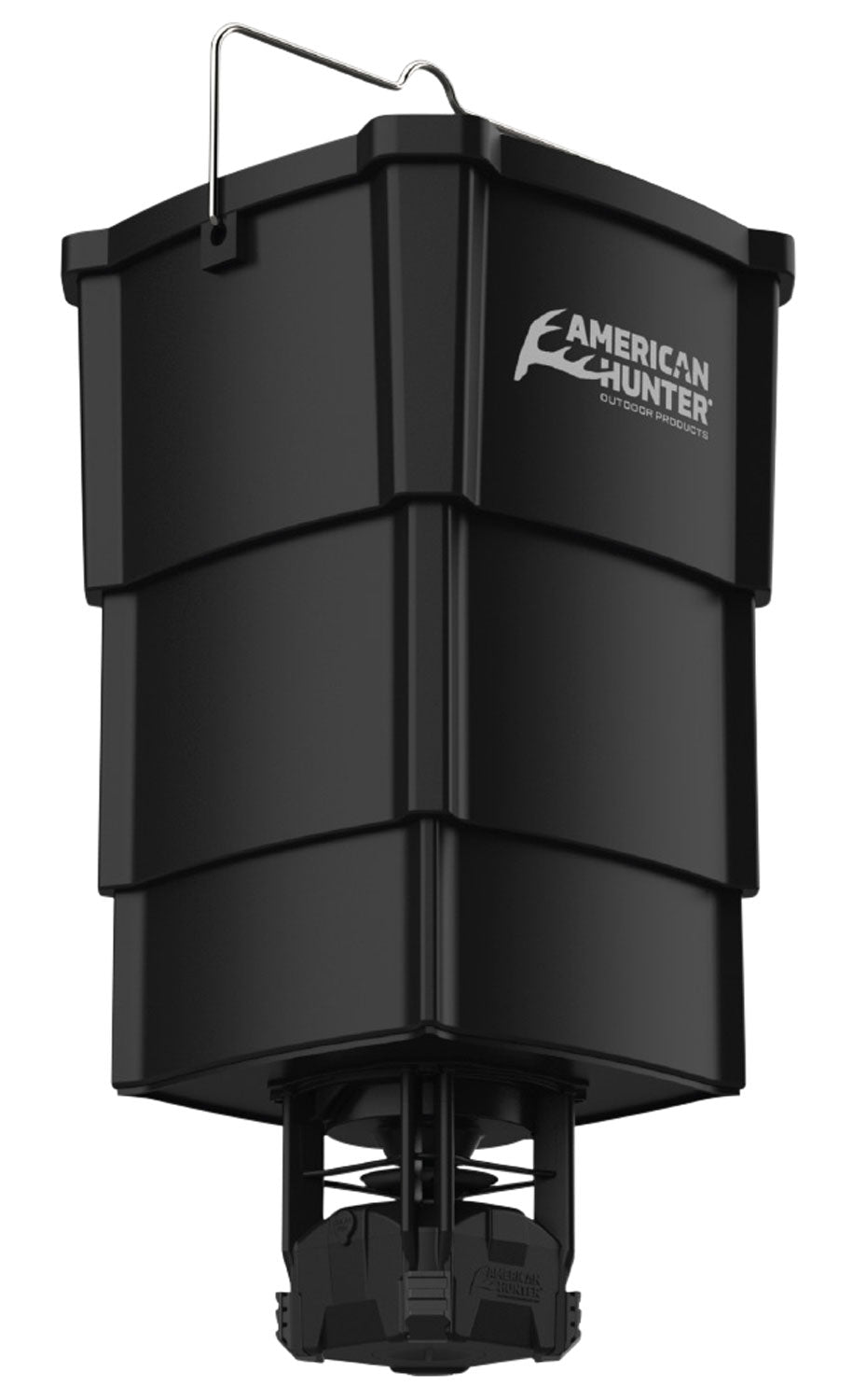 American Hunter AHNFECON Econ Feeder Kit Nesting Hopper, Collapsible 5 Gallon, Up to 16 Programs, 1-30 Sec Duration, Black