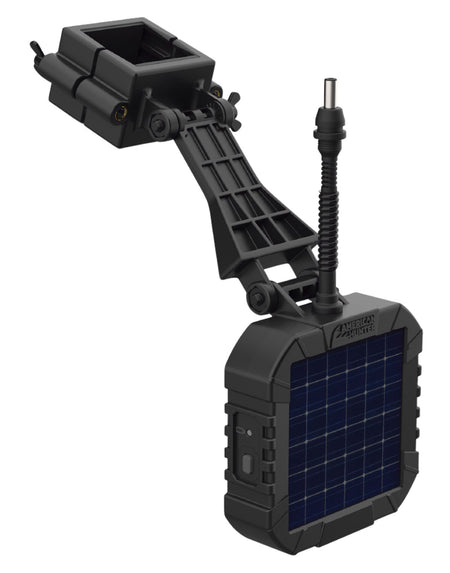American Hunter AHSLR XD-Pro Compatible 6V Solar Power Panel Internal Rechargeable Battery Black