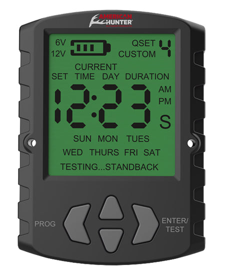 American Hunter AHUTM Universal Digital Wildlife Feeder Timer 6V or 12V 1-30 Second Rate