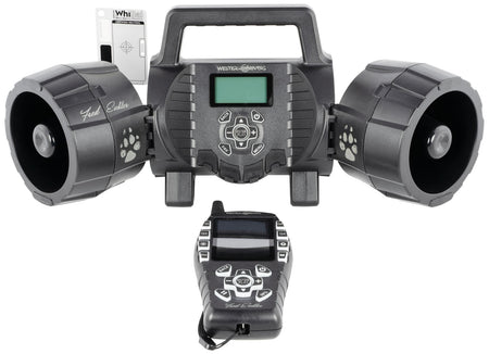 Western Rivers Eichler Electronic Predator Call, Dual Speaker, 8GB Memory, Black Plastic