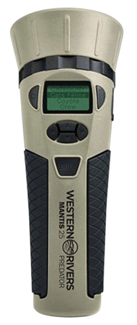 Western Rivers Mantis 25 Compact Electronic Predator Call, Pivoting Legs, Brown