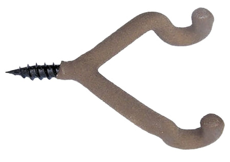 HME Dual Accessory Tree Hook Rubber Coated Noise-Free 3-Pack Hanger