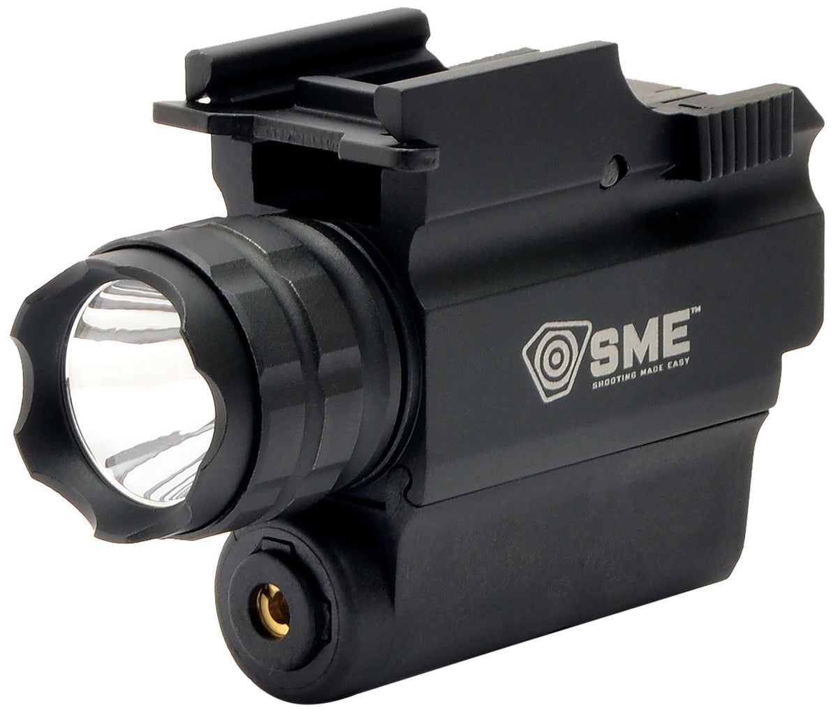 SME SMEWLLP Tactical Pistol LED Light and Laser Combination Black 250 Lumens Red Laser