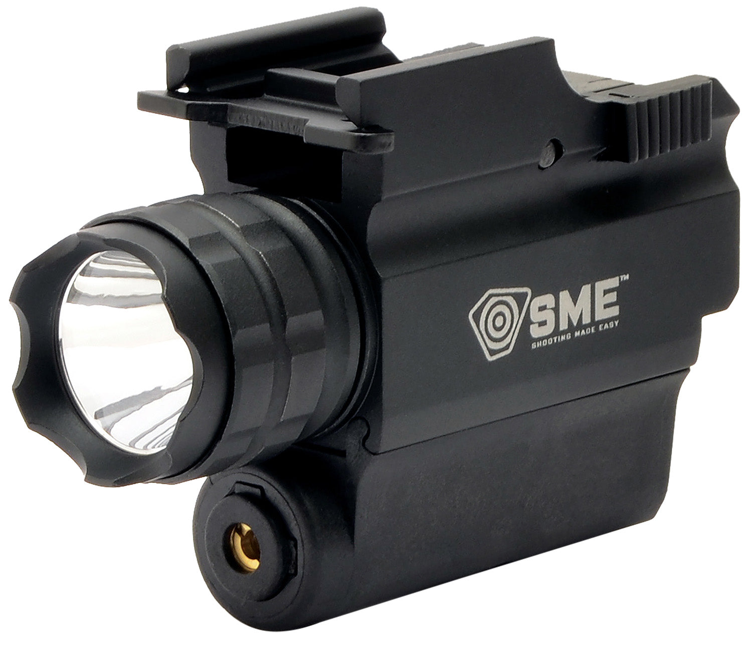 SME SMEWLLP Tactical Pistol LED Light and Laser Combination Black 250 Lumens Red Laser