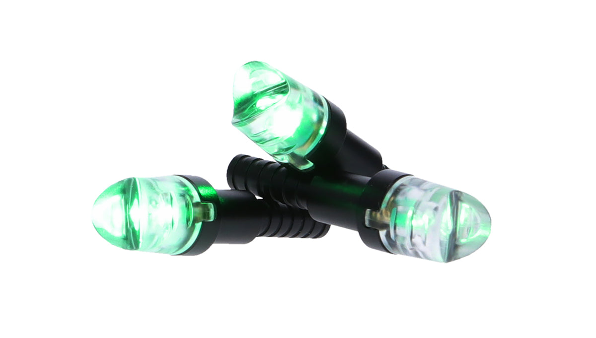 NAP Thunderglo Illuminated Green Nock NAPILLNGR Polycarbonate Aluminum 6 Pack