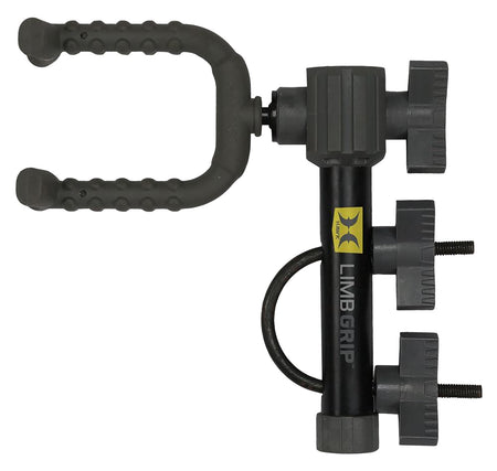 Hawk HWK3019 Limb Grip Bow Holder Secure U-Bolt Tree Stand Connection with Adjustable Limb Fork