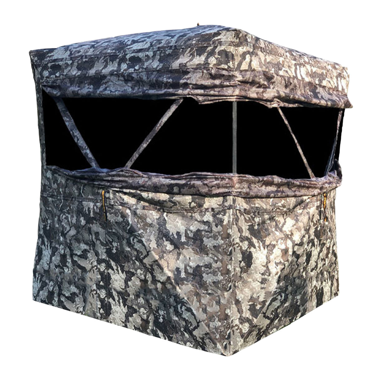 Muddy Infinity Ground Blind Two Person MUDINFBLND2 Silent Slide Windows Veil Camo